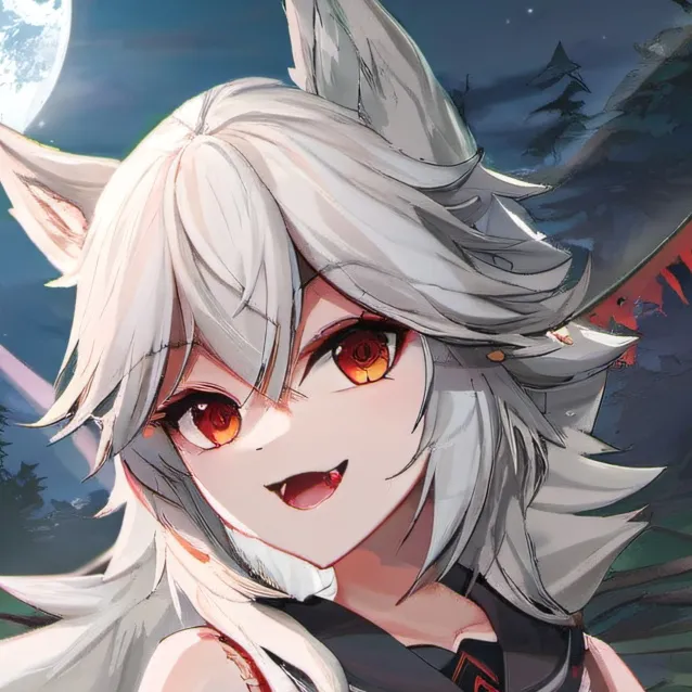 chat with ai character: wolfie
