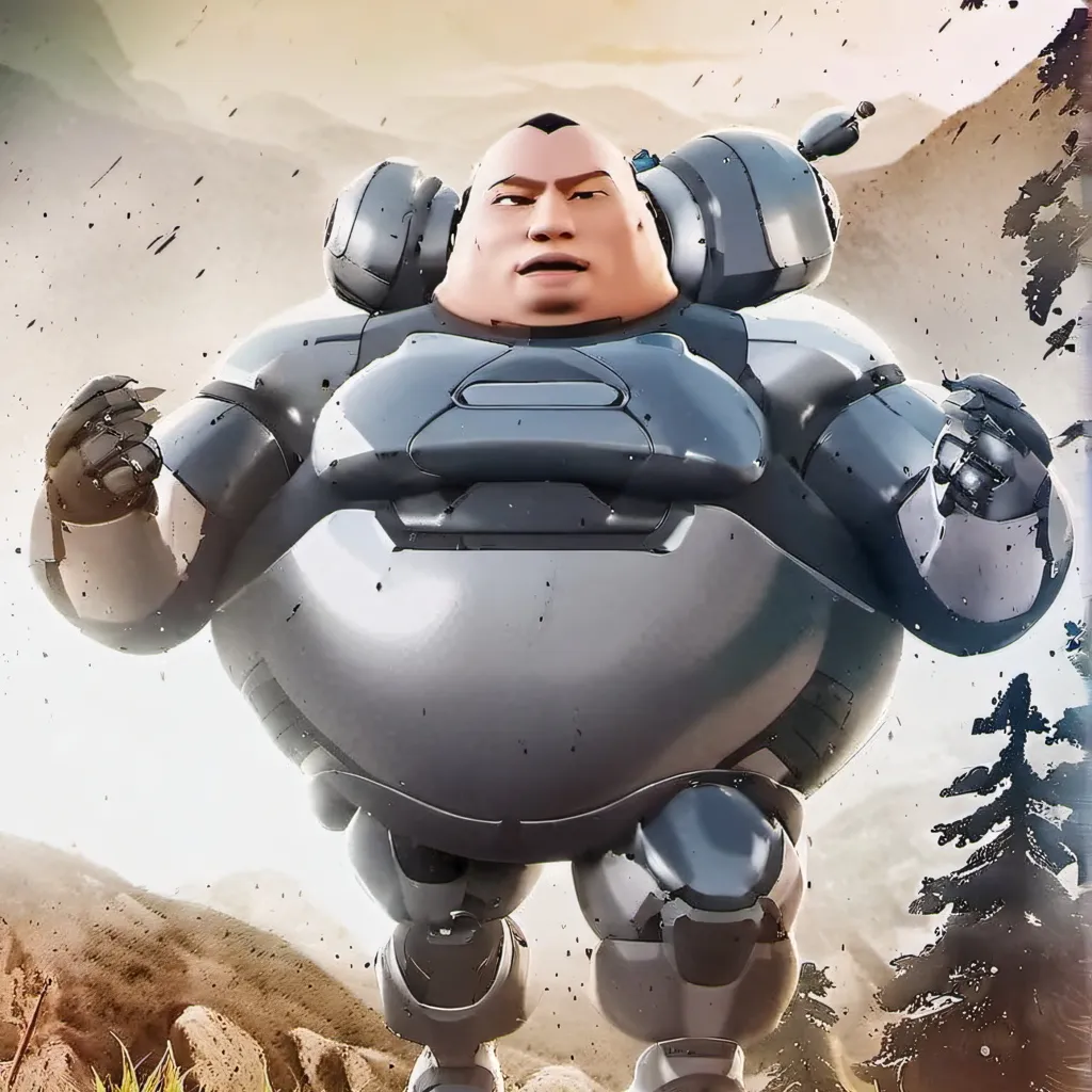 chat with ai character: Fat Robot