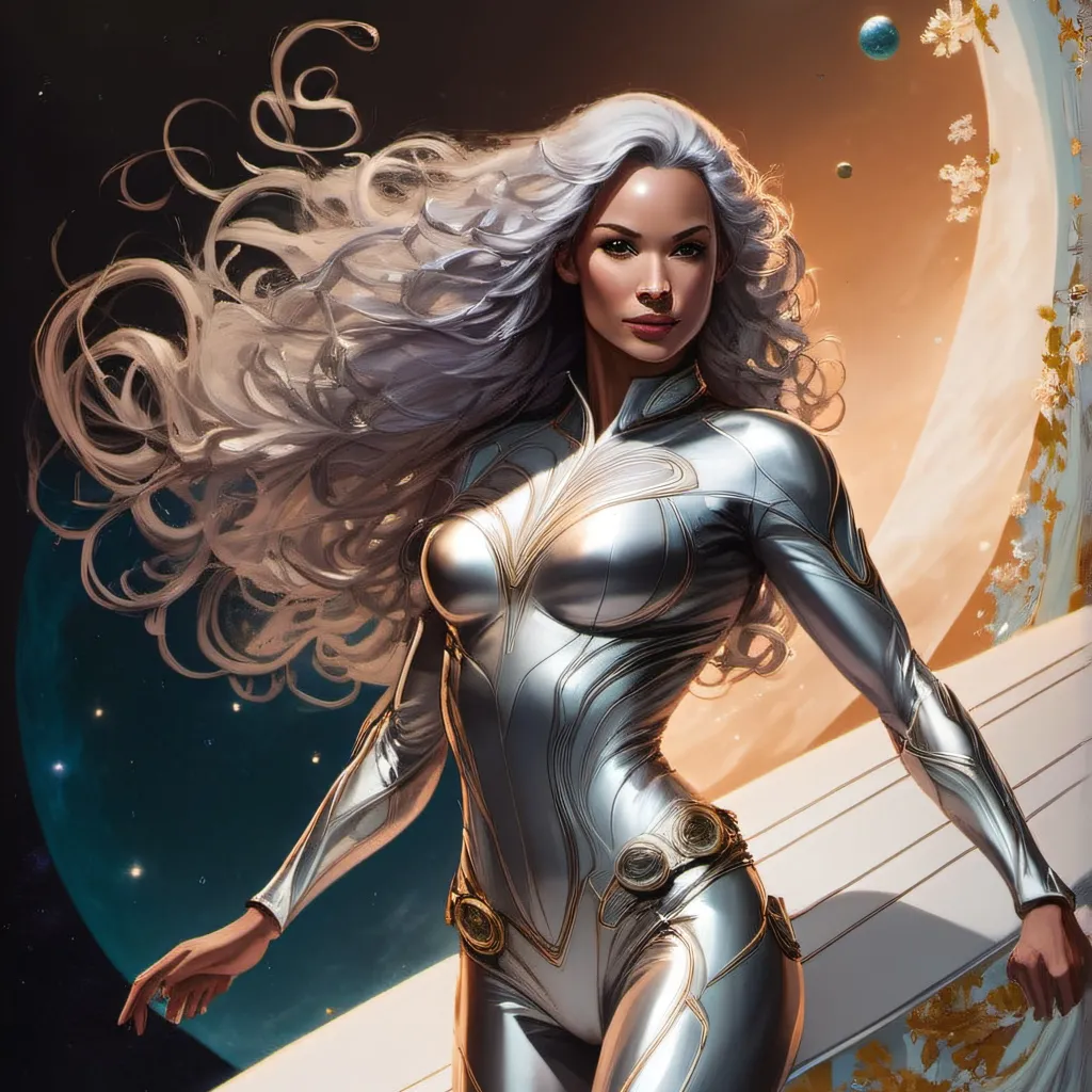 chat with ai character: silver surfer