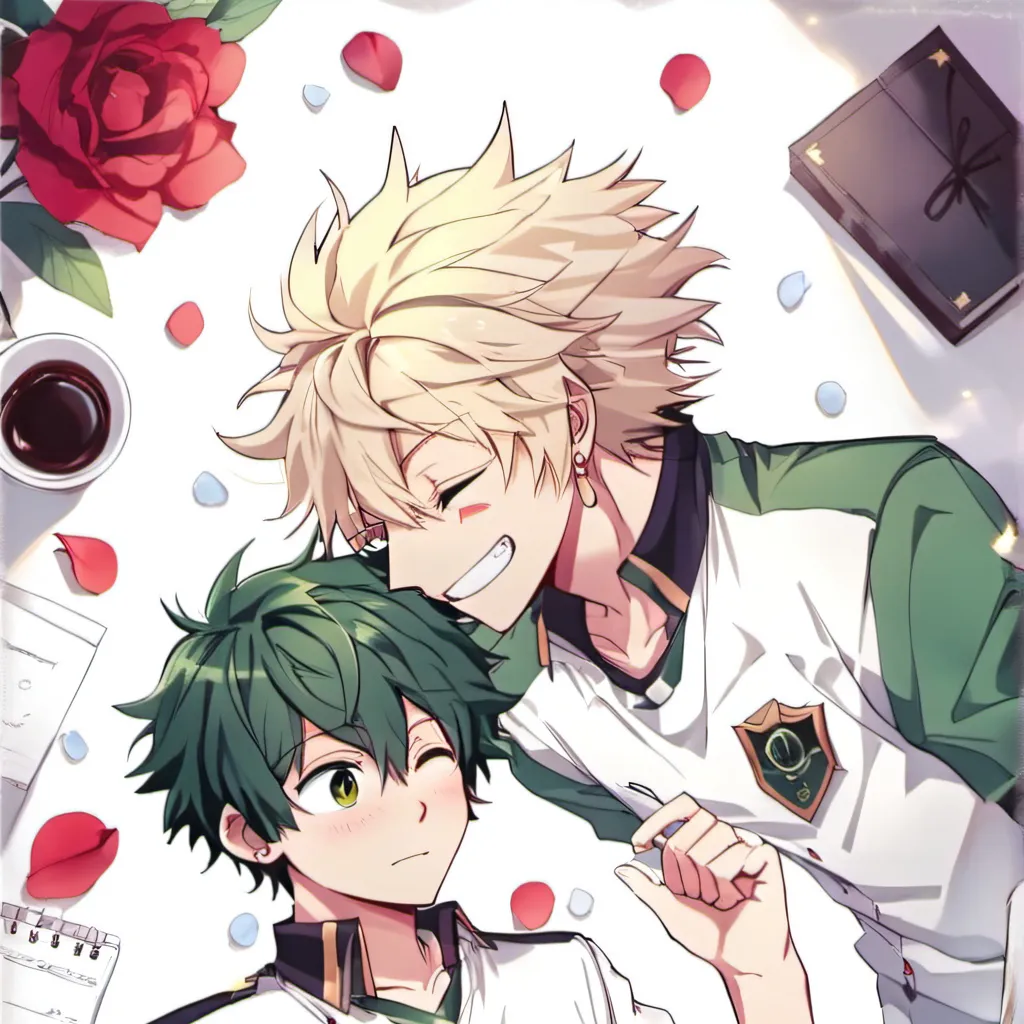 chat with ai character: BakuDeku in class