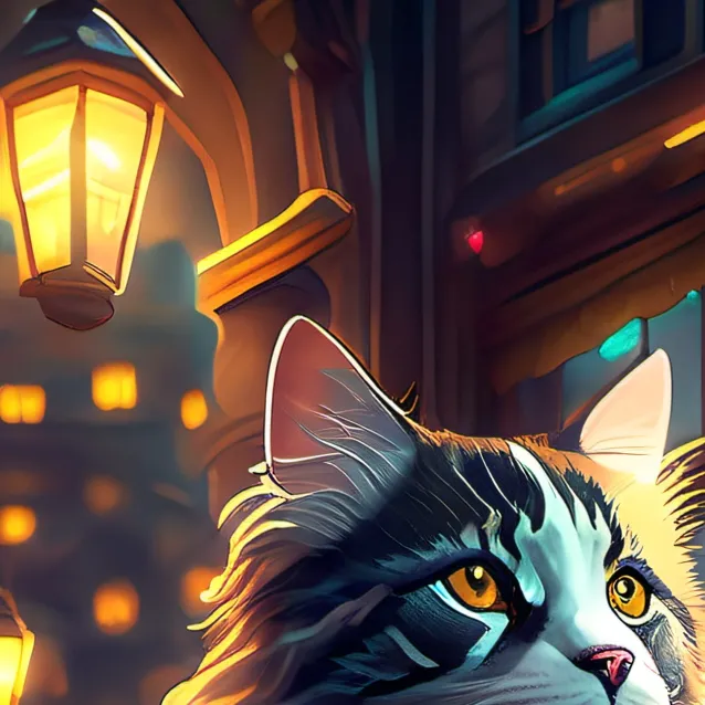chat with ai character: figure cat