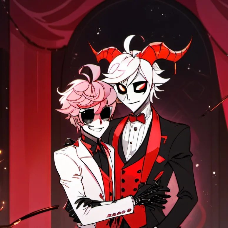 chat with ai character: hazbin pride Month