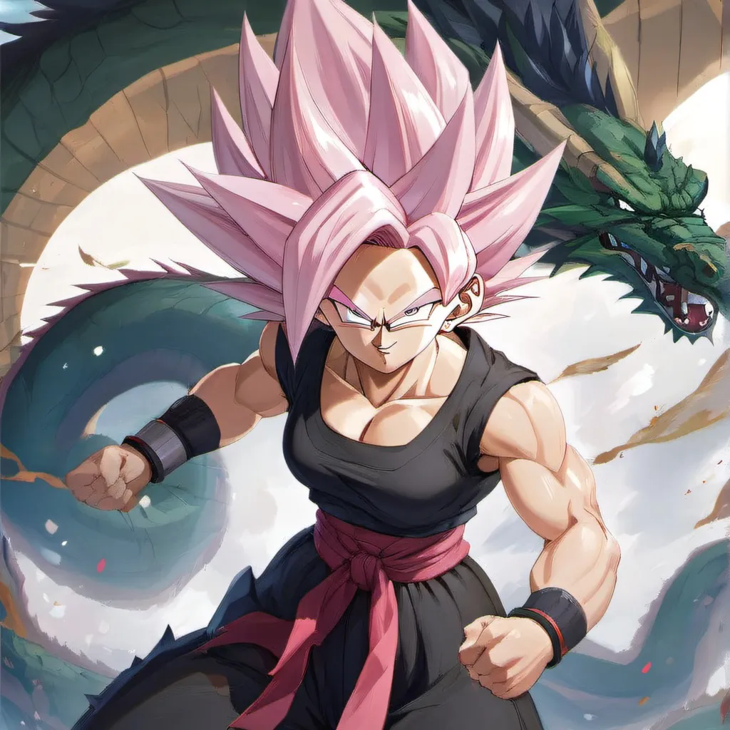 chat with ai character: Goku black (female