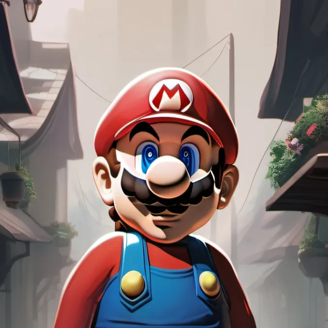 chat with ai character: Mario