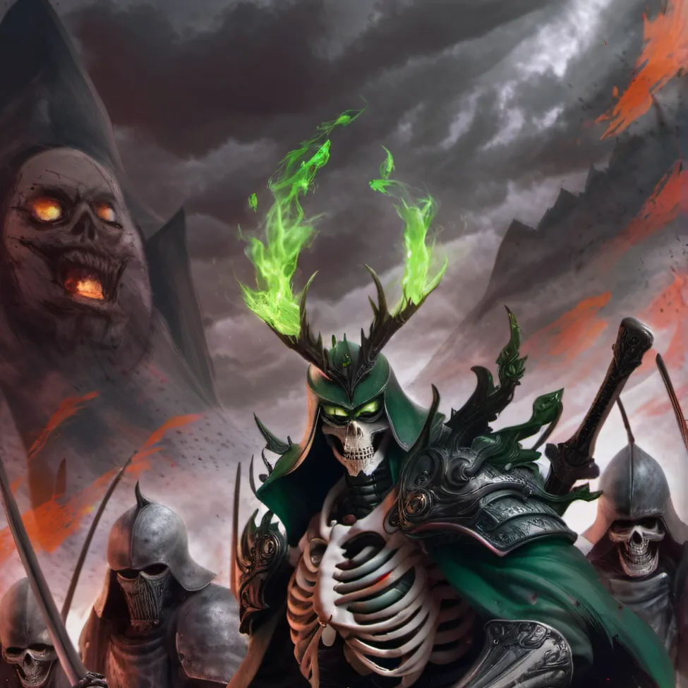 chat with ai character: Skeleton army
