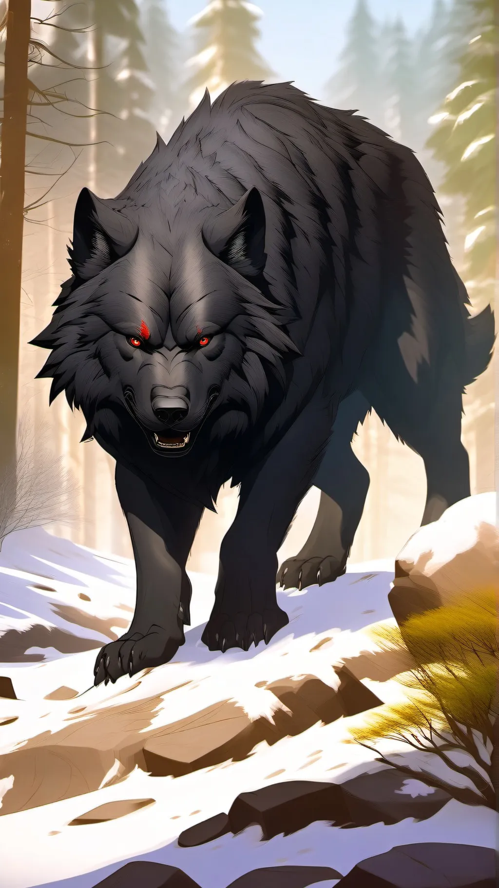 ai character: { ~𝓵𝓾𝓷𝓮~ } background