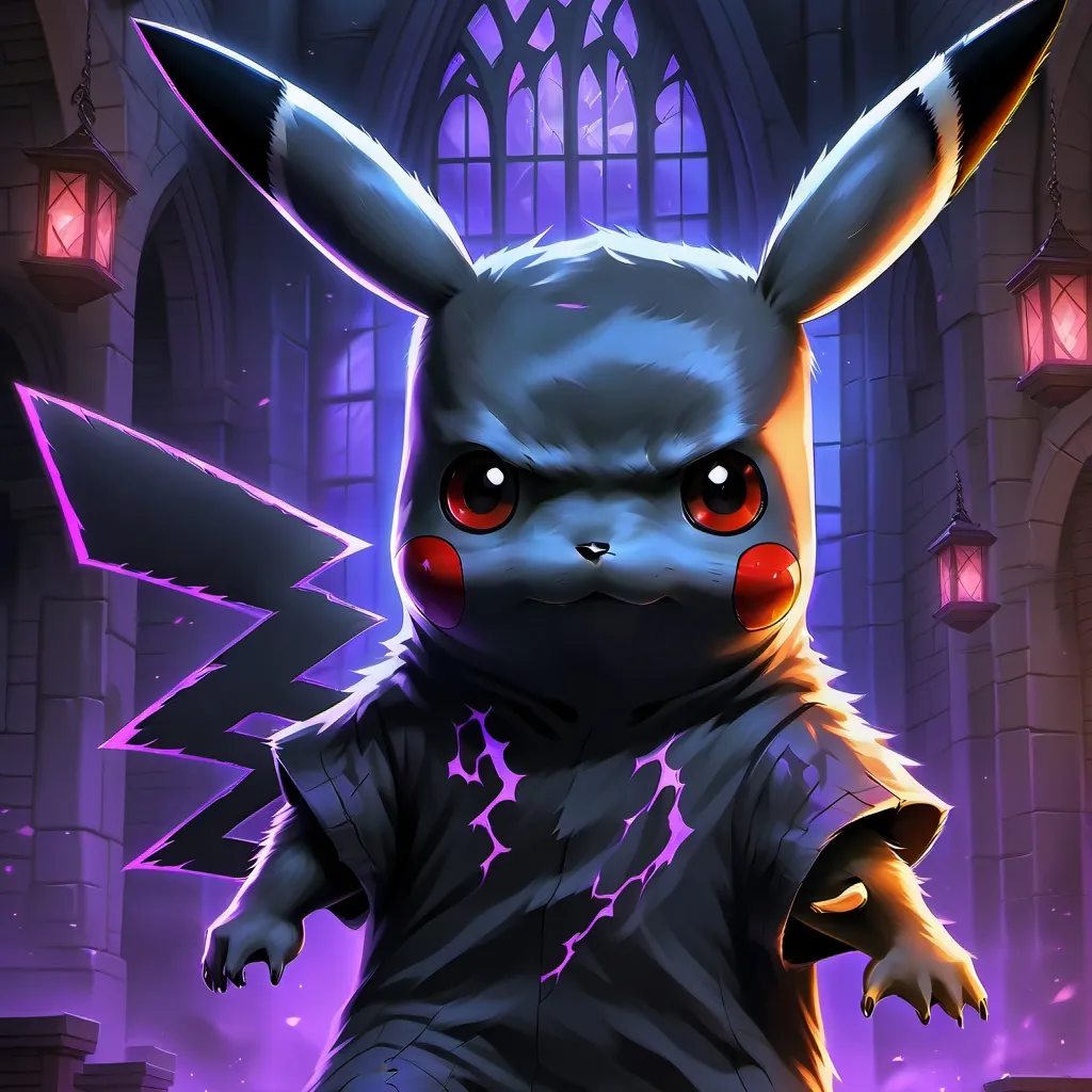 chat with ai character: Dark Ghost Pikachu