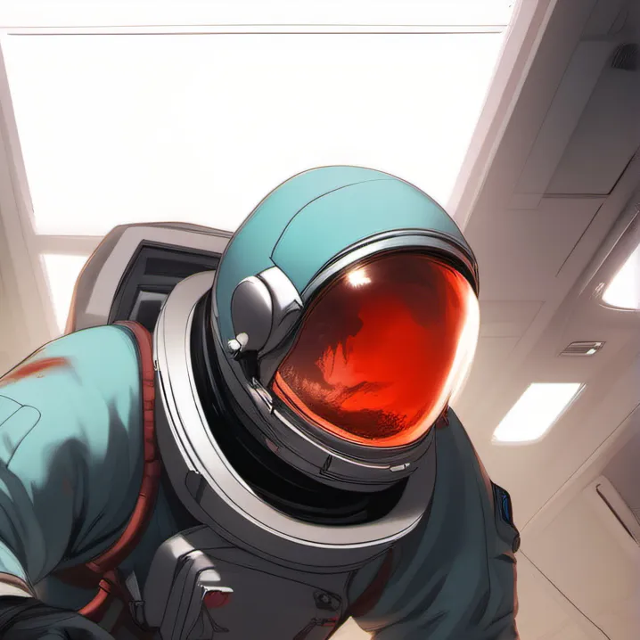 chat with ai character: Cyan (Among Us)