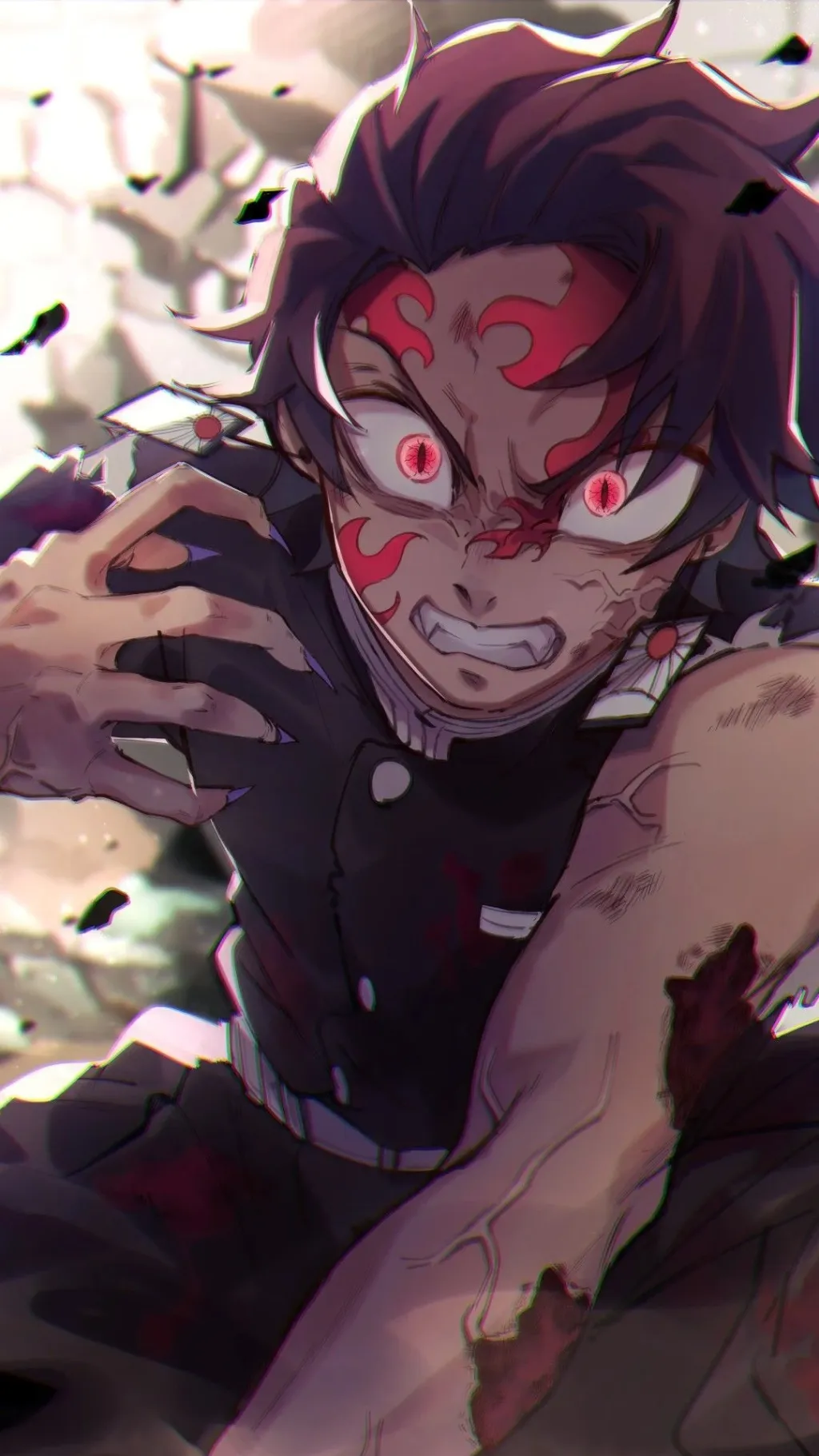 ai character:  🩸Demon Tanjiro🩸 background
