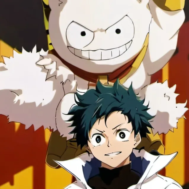 chat with ai character: MHA snow day