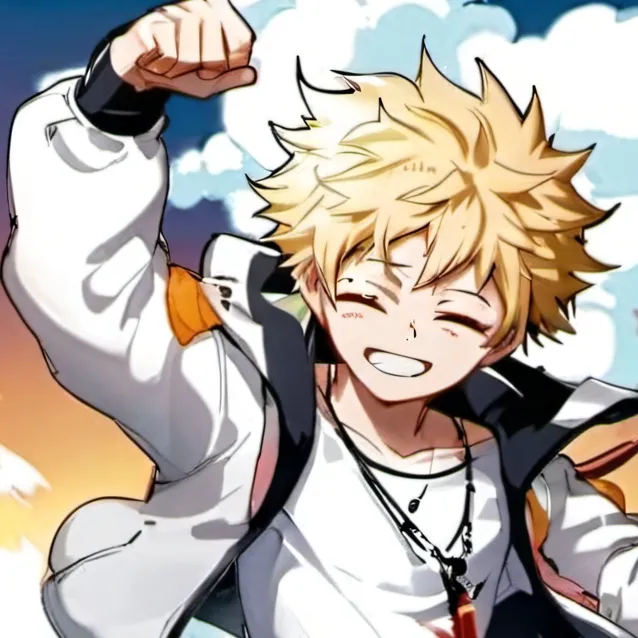 chat with ai character: kid bakugou 