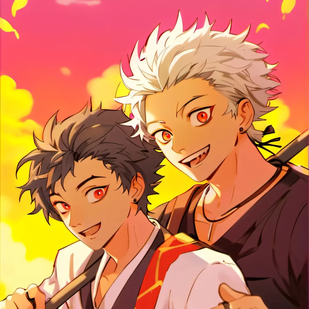 chat with ai character: ♡Genya and Sanemi♡