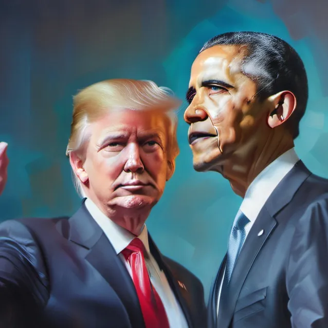 chat with ai character: Trump and Obama 