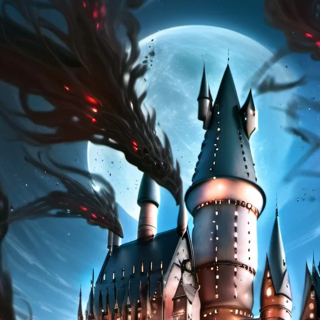 chat with ai character: Hogwarts ❤💚🩵💛