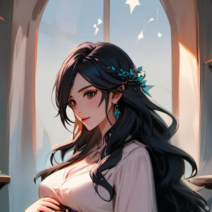 chat with ai character: pregnant potion 