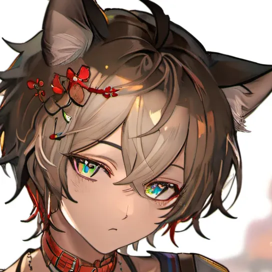 chat with ai character: Cutecat boy