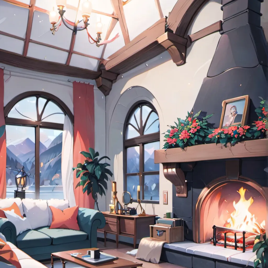 chat with ai character: Fireplace