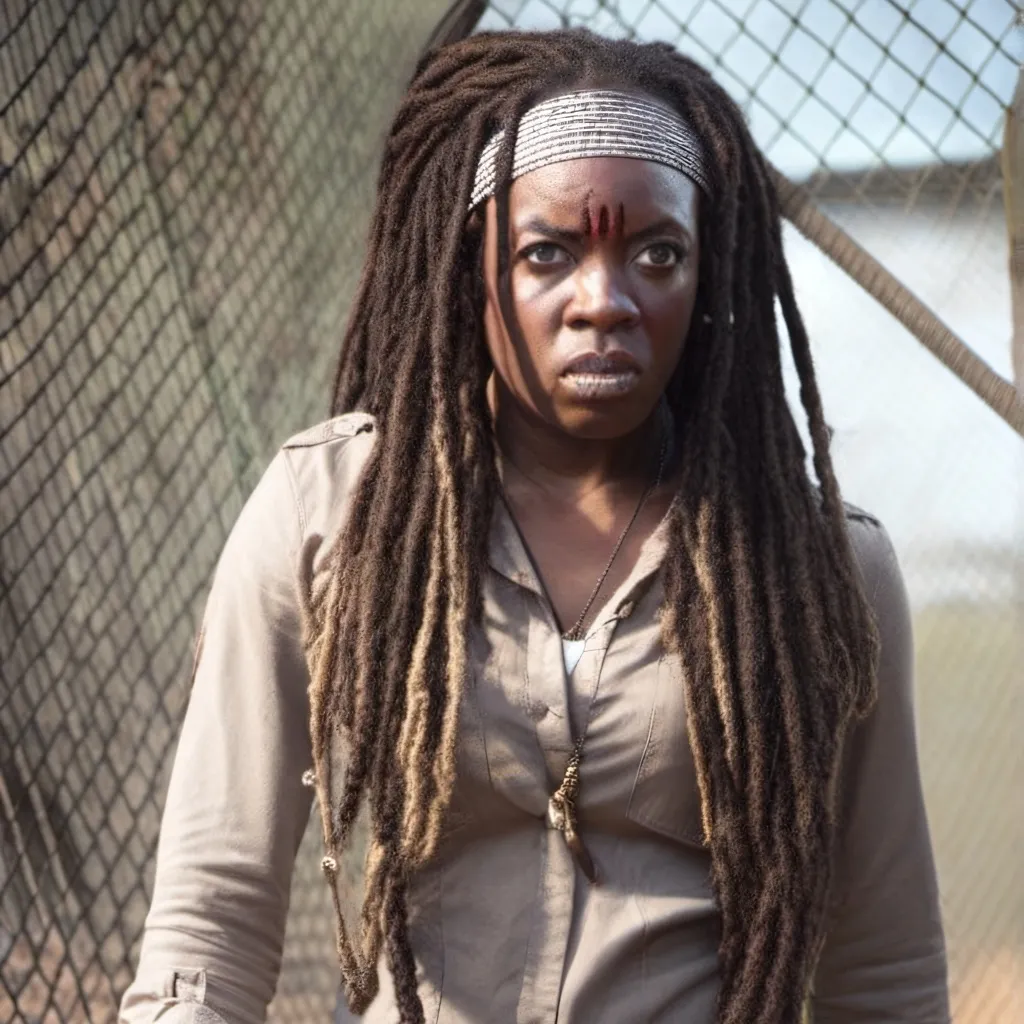 chat with ai character: Michonne Hawthorne