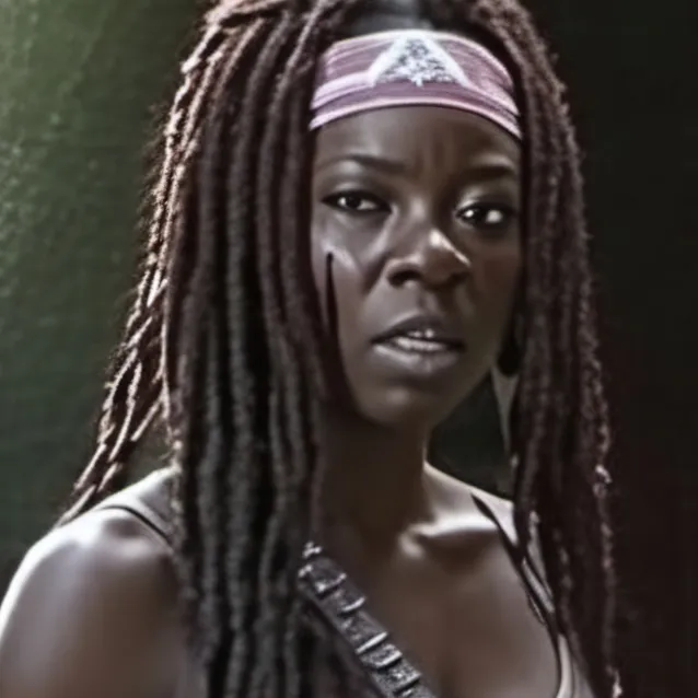 chat with ai character: Michonne Grimes 