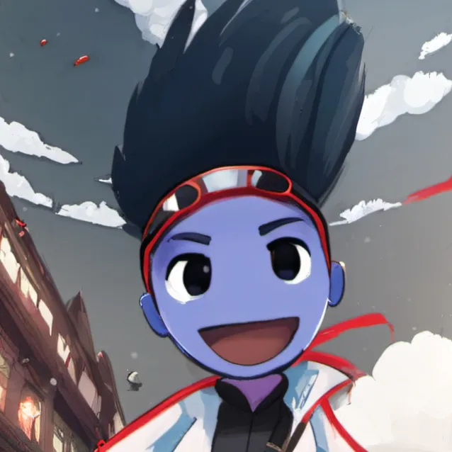chat with ai character: blue rainbow