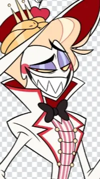 ai character: Lucifer🦆⛥🍎 background