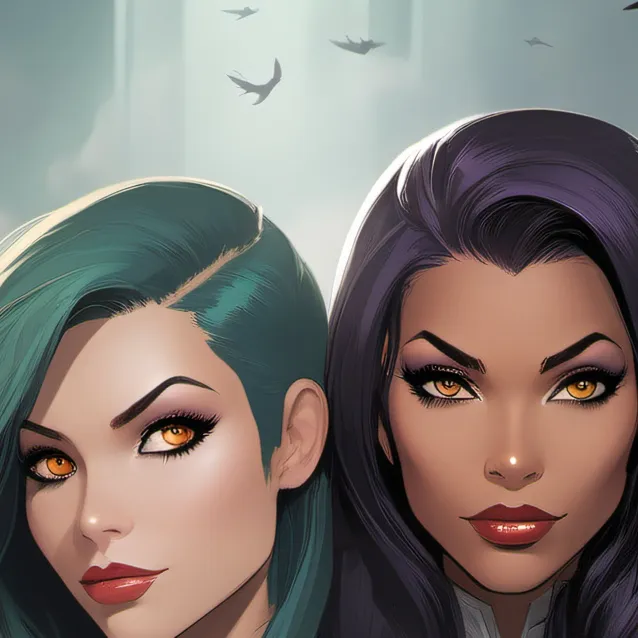 chat with ai character: starfire and raven