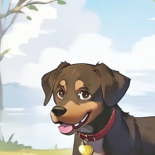 chat with ai character: duck hunt dog