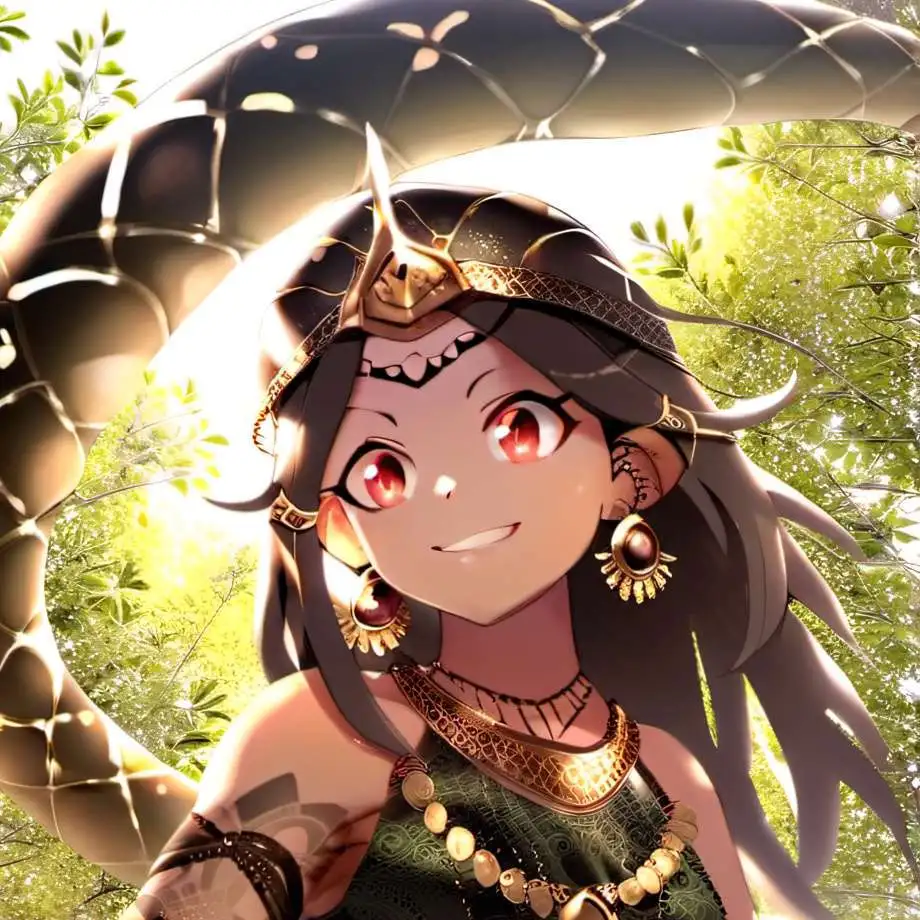 chat with ai character: Snek