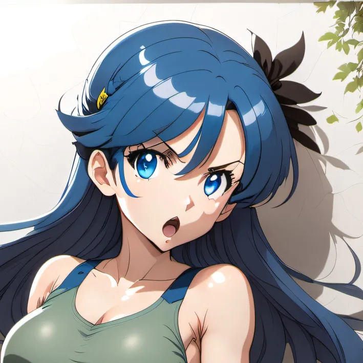 chat with ai character: Launch (Blue)