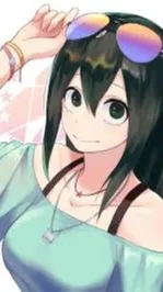 ai character: Tsuyu Asui background
