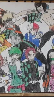 ai character: ~MHA x KNY~ background