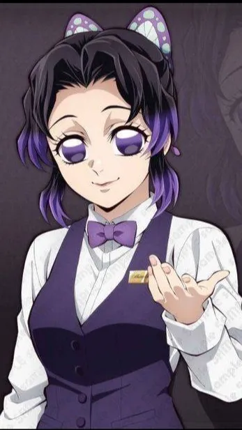 ai character: Bartender Shinobu background