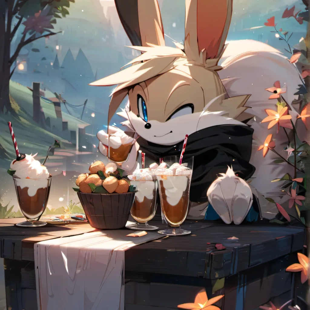 chat with ai character: Cream the rabbit