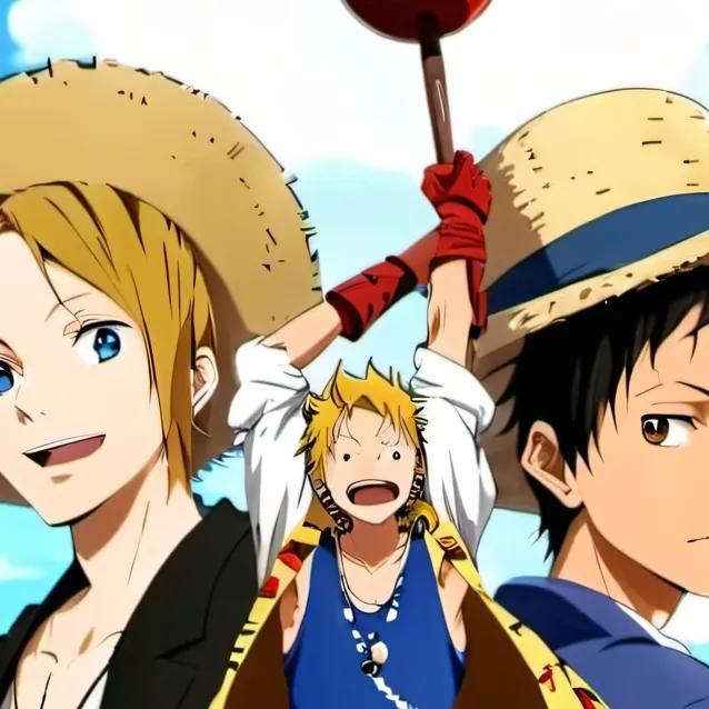 chat with ai character: Strawhat pirates