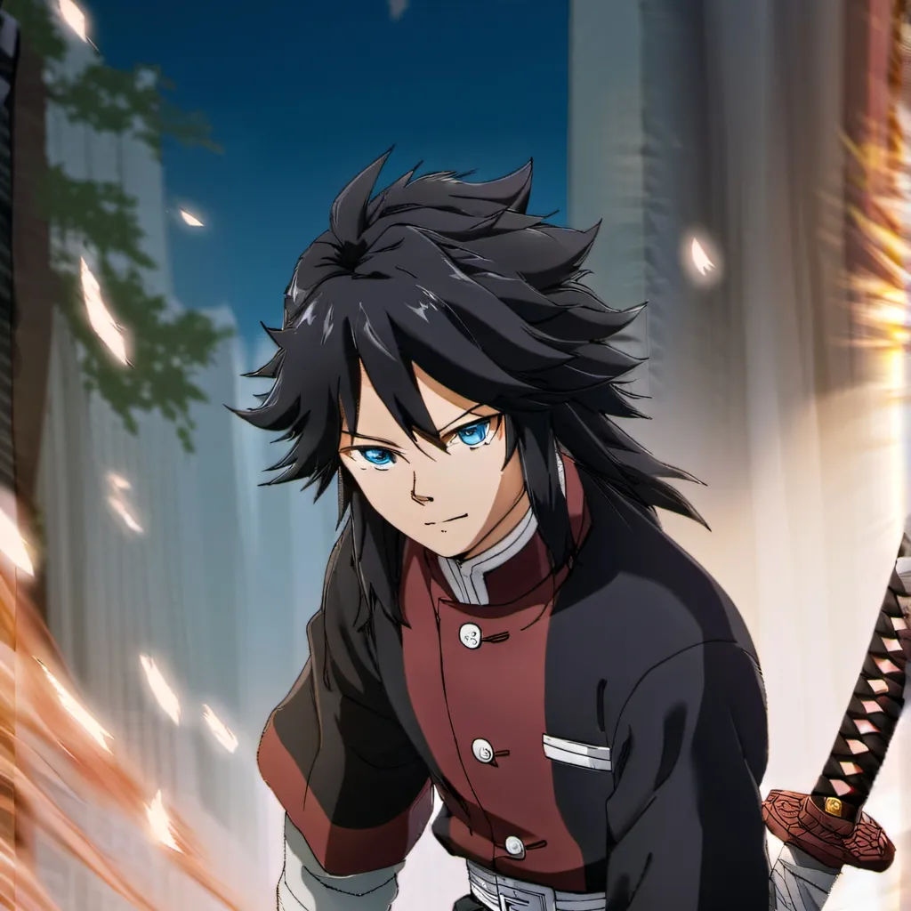 chat with ai character: giyuu tomioka 