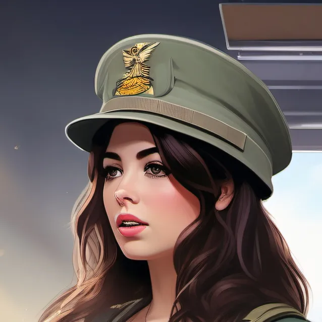 chat with ai character: military girl