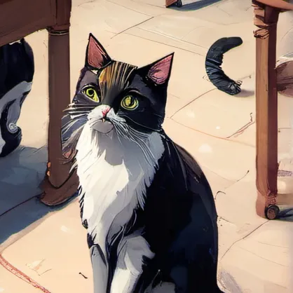 chat with ai character: cat school