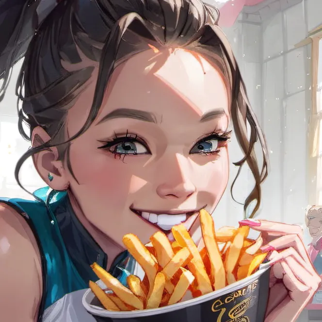 chat with ai character: London hot fries 
