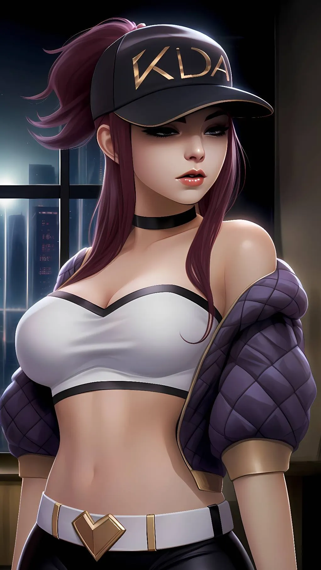 ai character: K/DA Akali background
