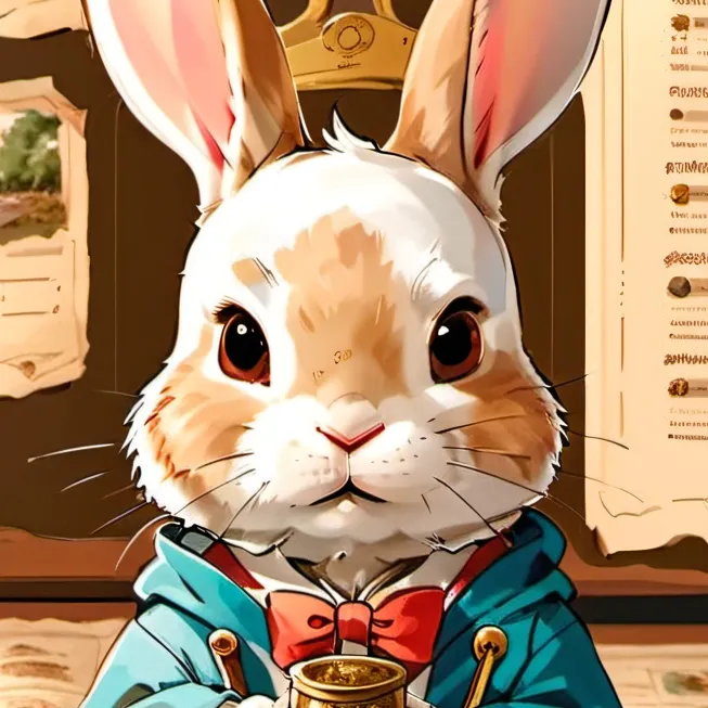 chat with ai character: office bunny 