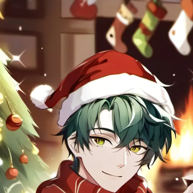 chat with ai character: Christmas Deku