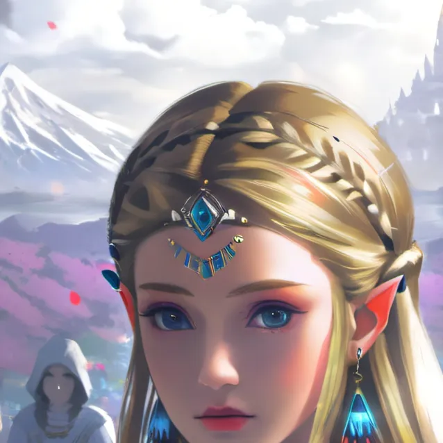 chat with ai character: Zelda and link