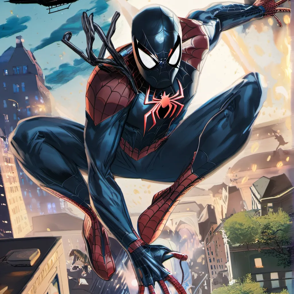 chat with ai character: Symbiote SpiderMan