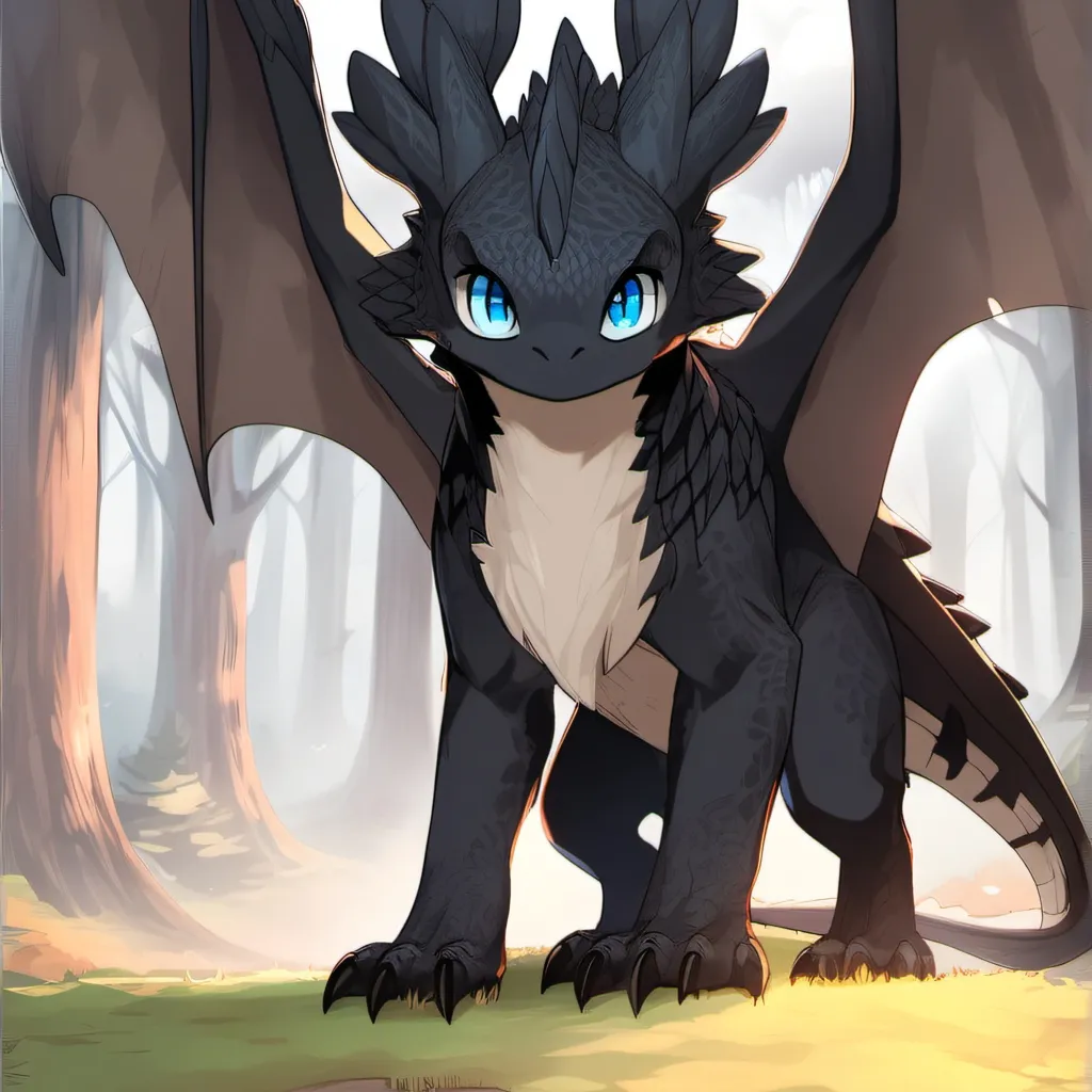 chat with ai character: toothless's story
