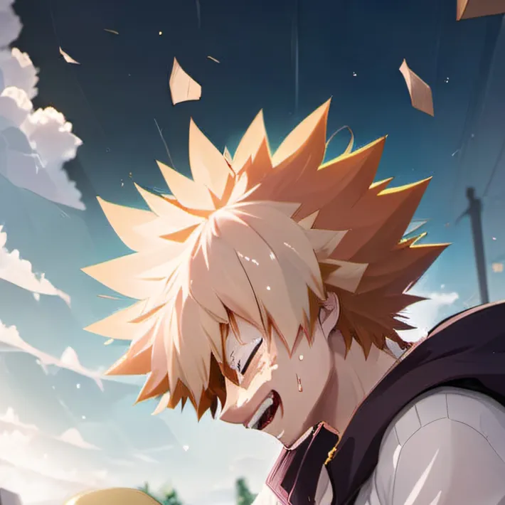 chat with ai character: Bakugo dying