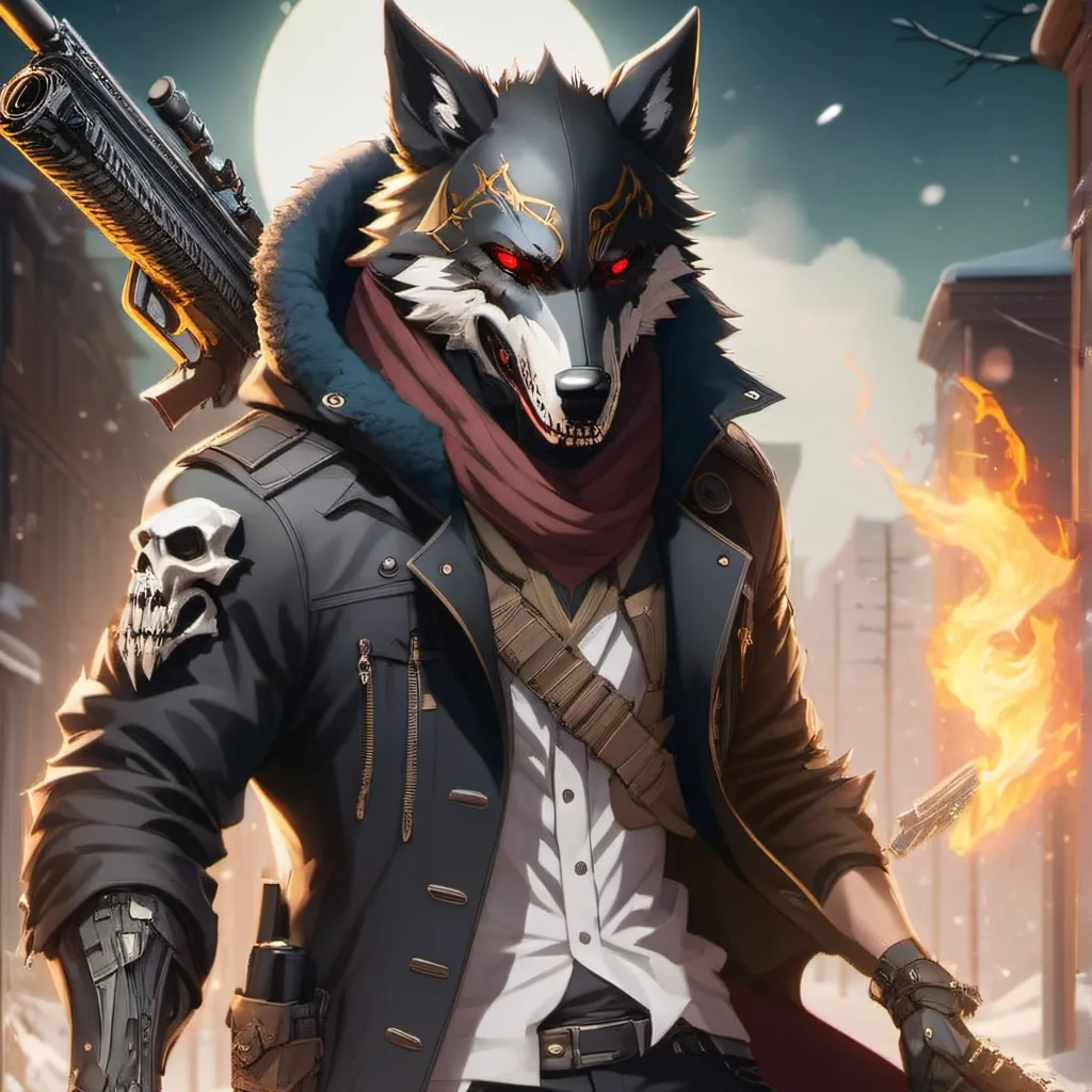 chat with ai character: Karnage the Wolf