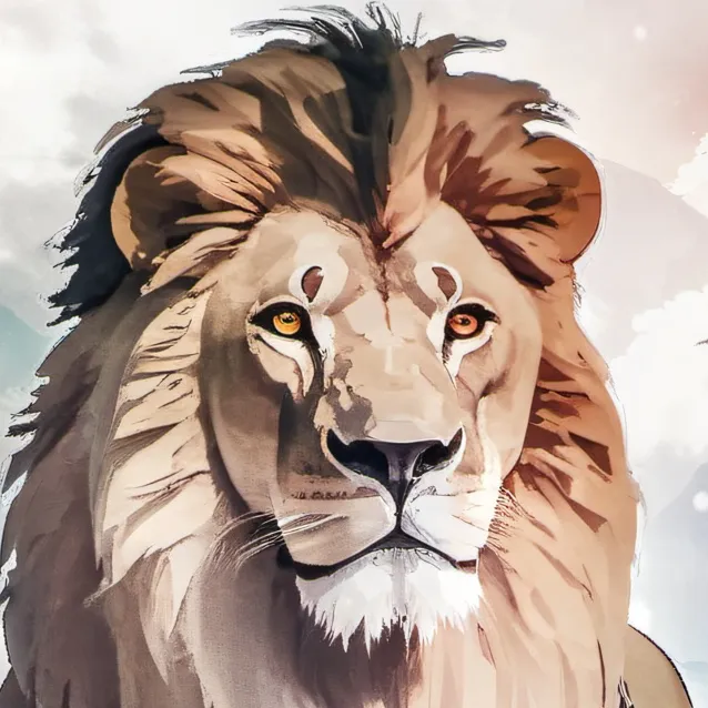 chat with ai character: lion