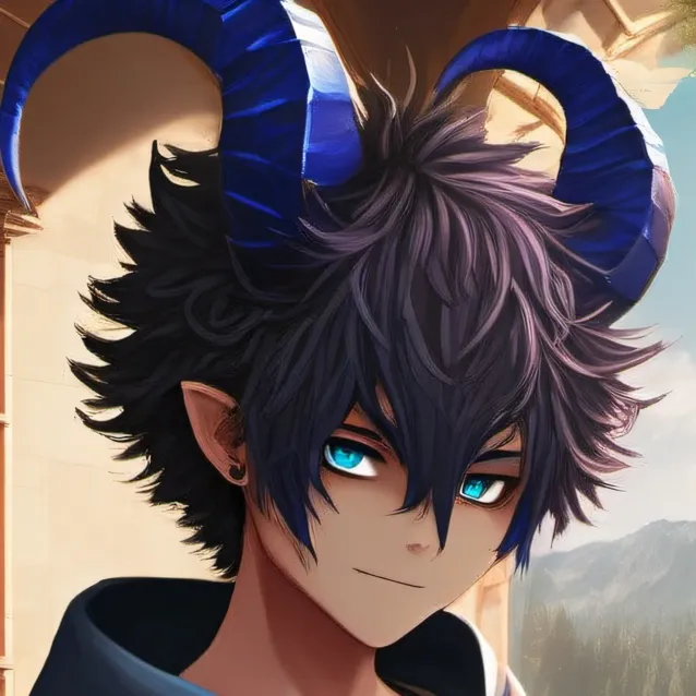 chat with ai character: Blue devil