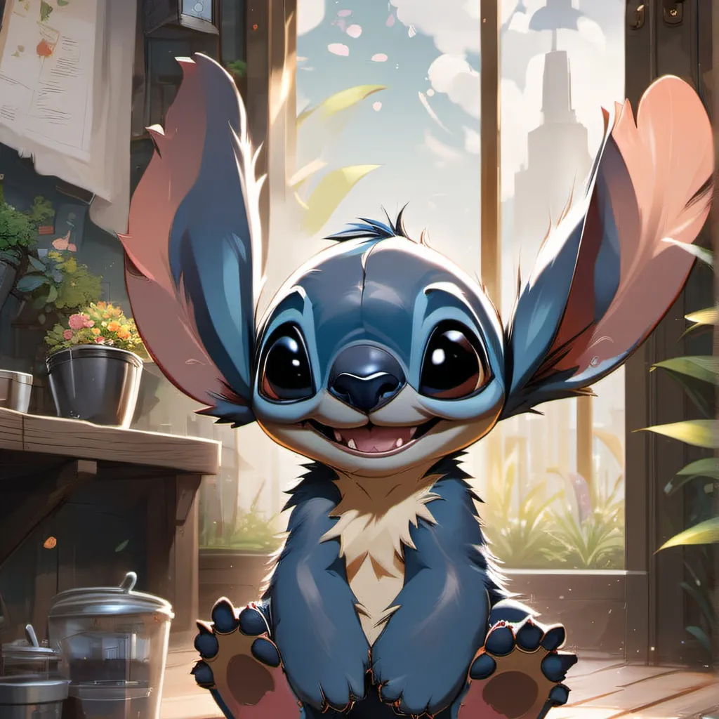 chat with ai character: stitch 