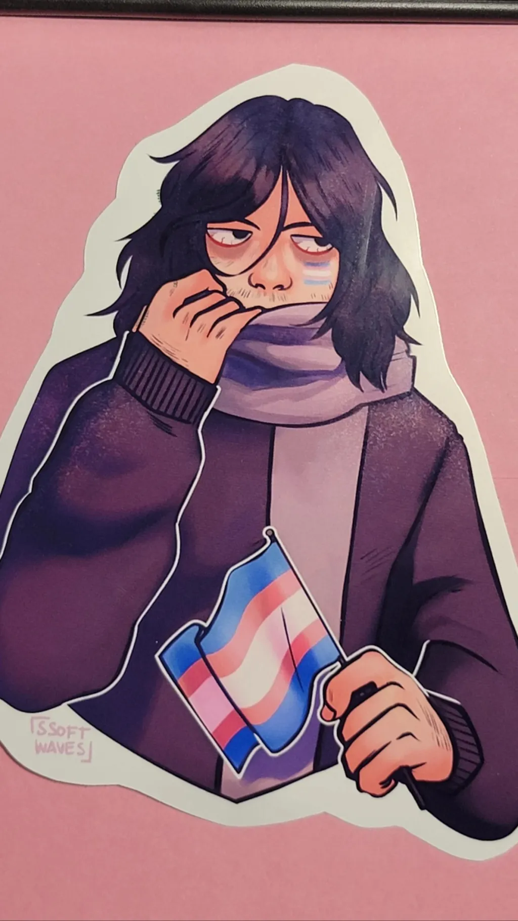 ai character: EraserMic Trans <3 background